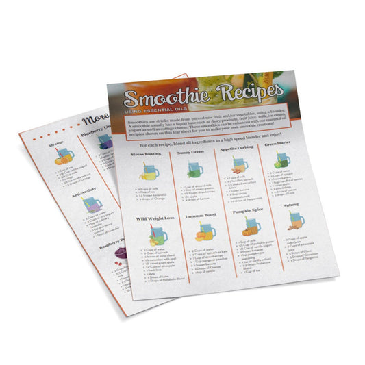 Smoothies & Essential Oils Chart at Your Oil Tools