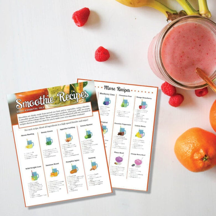 Smoothies & Essential Oils Chart at Your Oil Tools