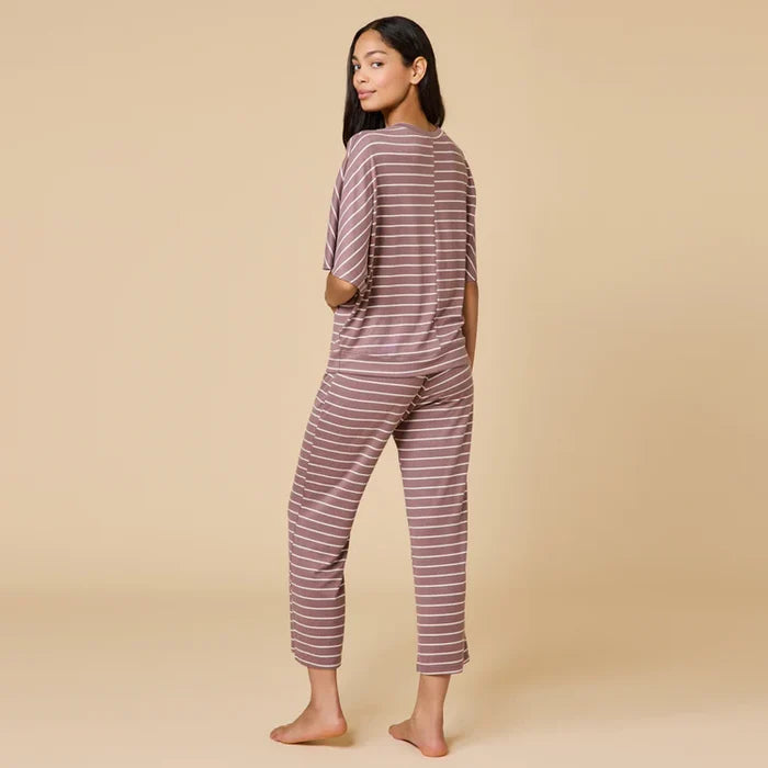 Softies Dream Relaxed V-Neck Capri Set