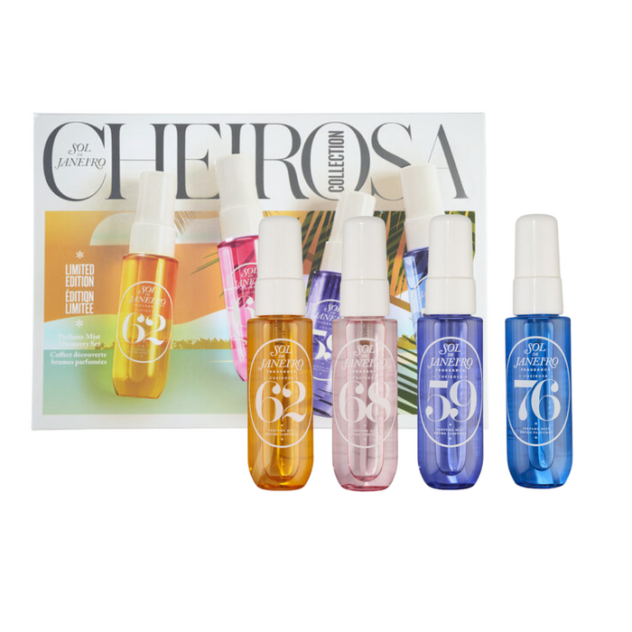 Sol De Janeiro Women's Perfume Sol De Janeiro Limited Edition Cheirosa Perfume Mist Discovery Fragrance Gift Set 4 x 30ml (62 + 68 + 59 + 76)