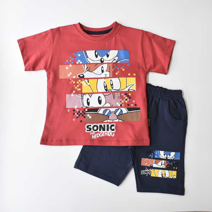 Sonic Speed Boys Short Set