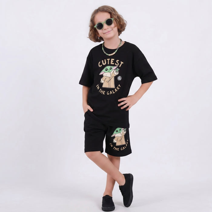 Space Bros Boys Shorts Set