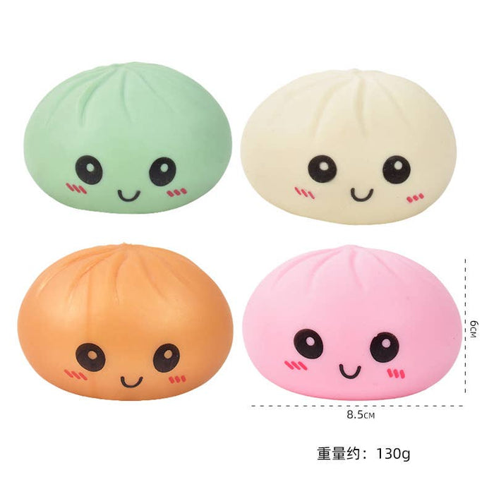 Squishy Dumpling Bao Bun Fidget Toy-random color In stock