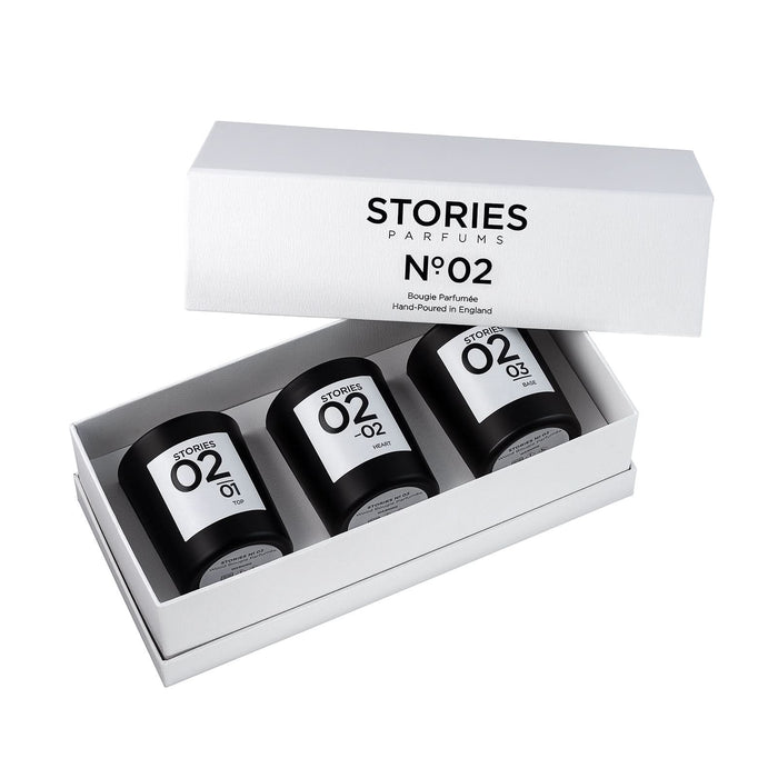 STORIES Parfums No.2 BOUGIE PARFUMÉE Candles in the Box