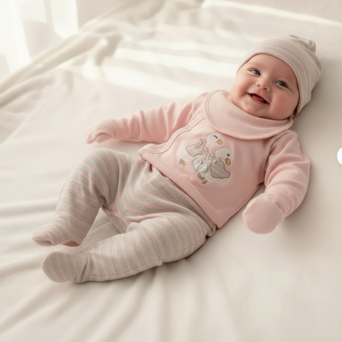 Striped Goose Newborn 5PC Set