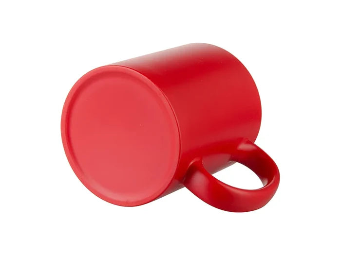 Sublimation 11oz Color Changing Mugs (Semi-Glossy, Red)