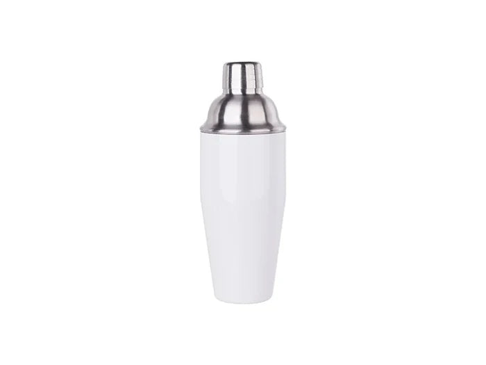 Sublimation 750ml Stainless Steel Cocktail Shaker (White)