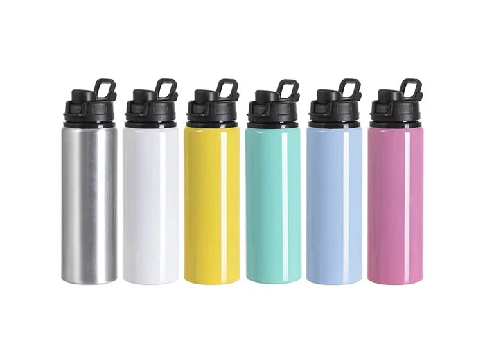 Sublimation Blanks 25oz/750ml Aluminum Water Bottle (Dark Pink)