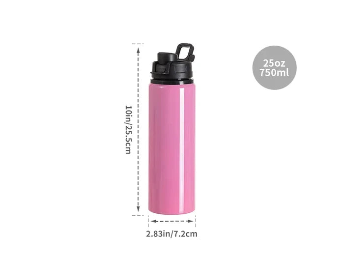 Sublimation Blanks 25oz/750ml Aluminum Water Bottle
