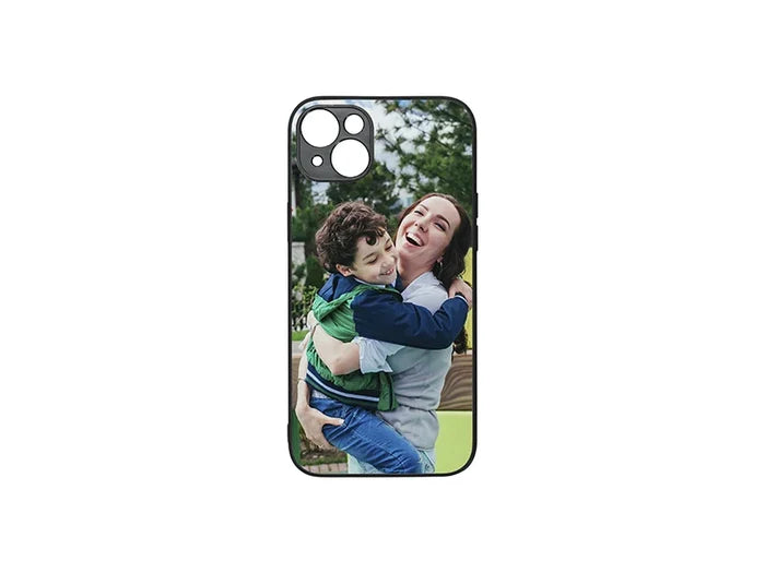Sublimation Blanks iPhone 14 Plus Cover w/o insert (Rubber, Black)