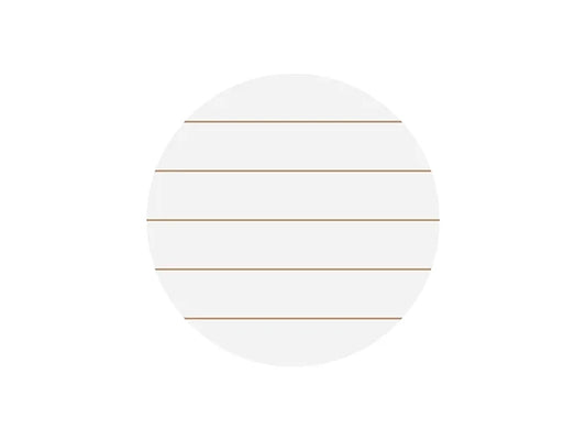 Sublimation Blanks Round MDF Sign w/ Stripes (φ30.5*1.5cm)