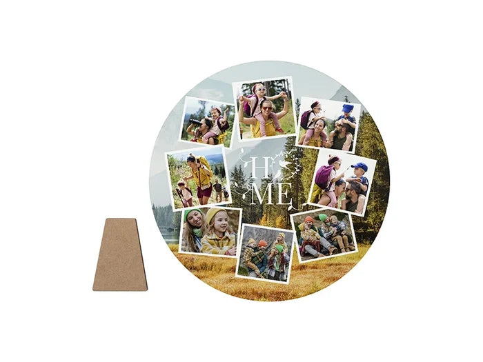 Sublimation Blanks Round Photo Frame(φ25.4*1.5cm)