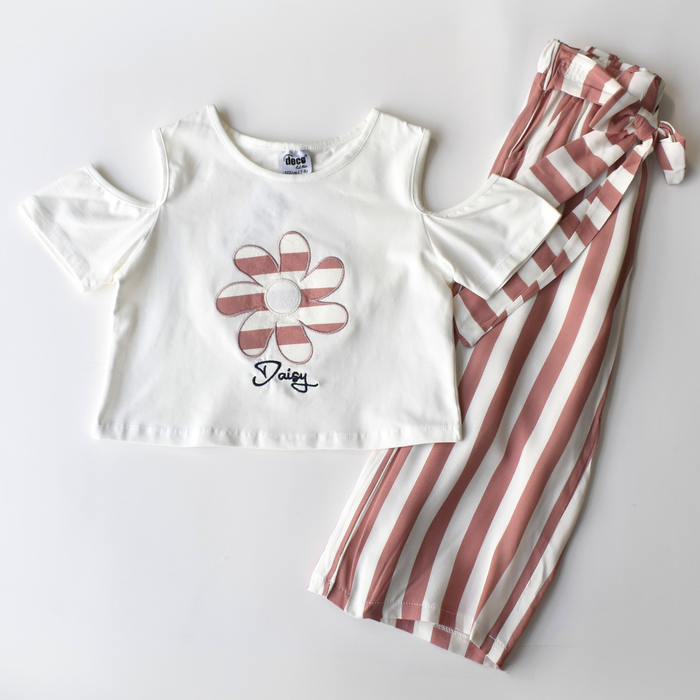 Summer Blossom Girls Casual Set