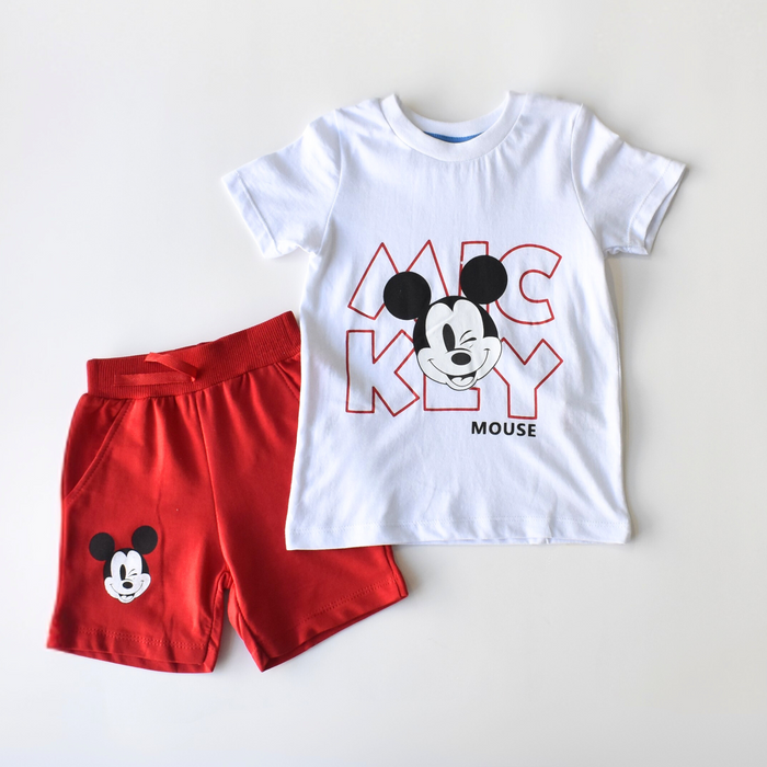 Summer Mouse Casual Short Set