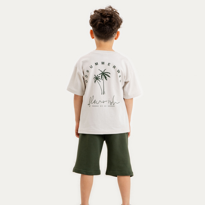Summertime Chill Boys Short Set