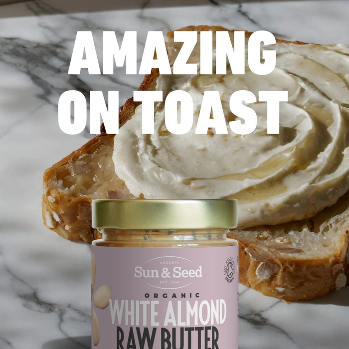 Sun & Seed Organic White Almond Butter 200g