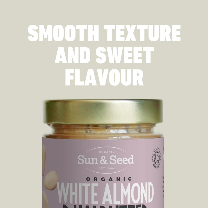 Sun & Seed Organic White Almond Butter 200g
