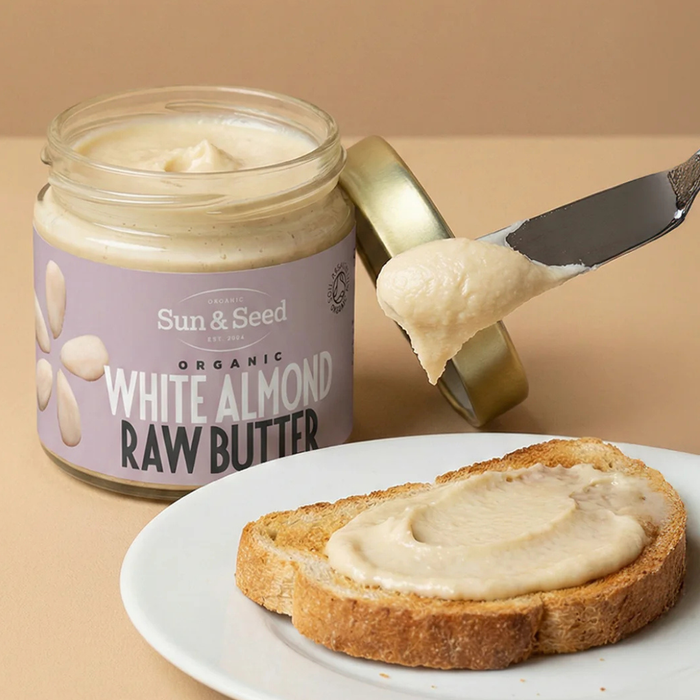 Sun & Seed Organic White Almond Butter 200g