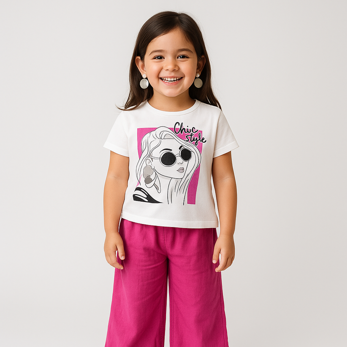 Sunglass Style Girls Casual Set