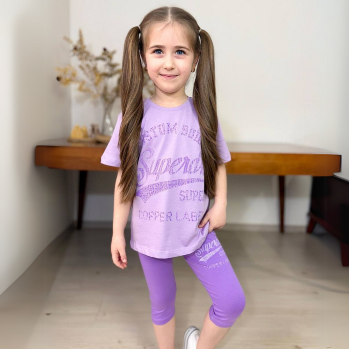 Super Dry Girls Leggings Set
