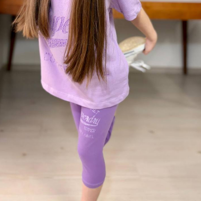 Super Dry Girls Leggings Set