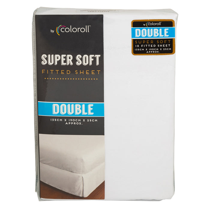 Super Soft Fitted Sheet White