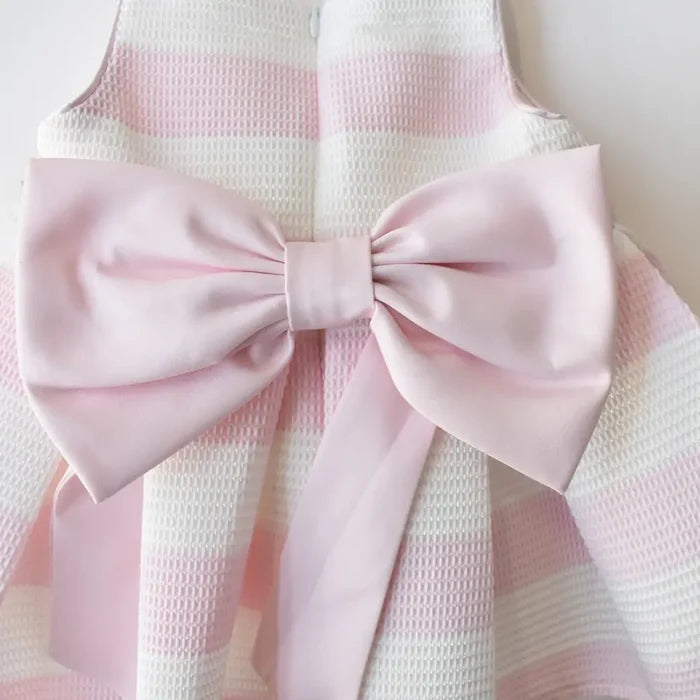 Sweet Stripe Formal Baby Dress