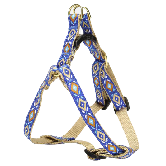 AZTEC-BLUE-DOG-HARNESS-SMALL-BREED-TEACUP