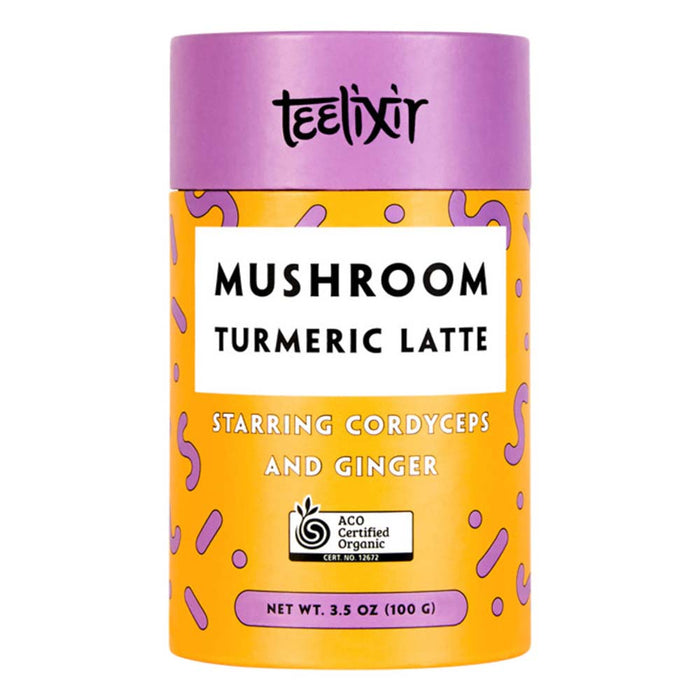 Teelixir Organic Mushroom Turmeric Latte - 100g - L'Organic