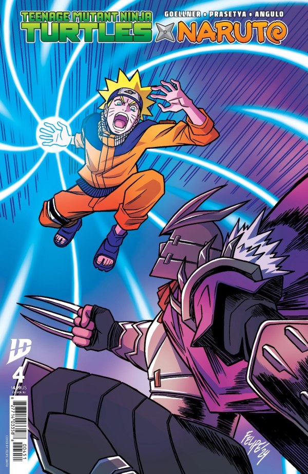 Teenage Mutant Ninja Turtles x Naruto #4 1:25 Felipe Smith Variant