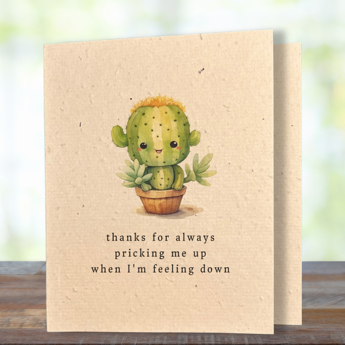 Thank You | Plantable Wild Flower Greeting Card - Greenbriar Market + Refillery