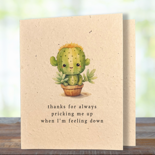Thank You | Plantable Wild Flower Greeting Card - Greenbriar Market + Refillery