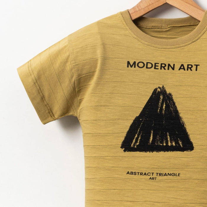 The Abstract Art Boys Casual Set