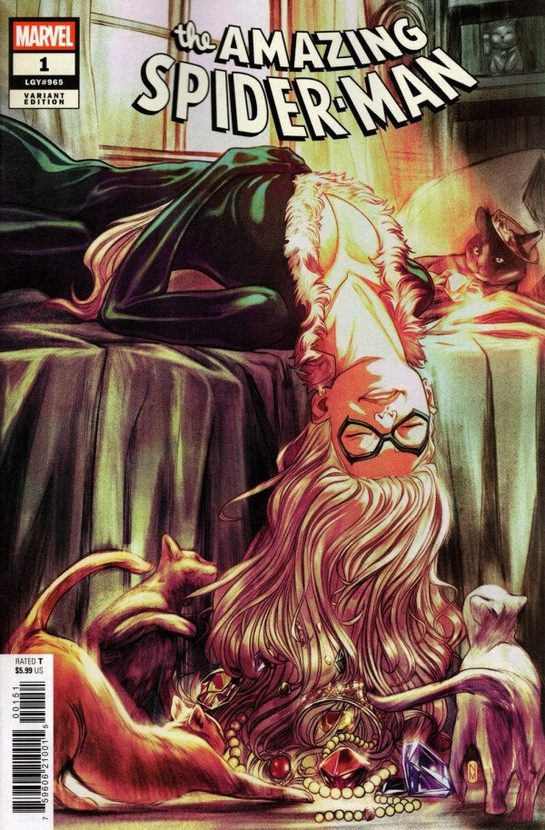 The Amazing Spider-Man #1 Nimit Malavia Black Cat Variant