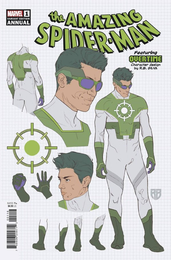 The Amazing Spider-Man Annual #1 1:10 R. B. Silva Design Variant