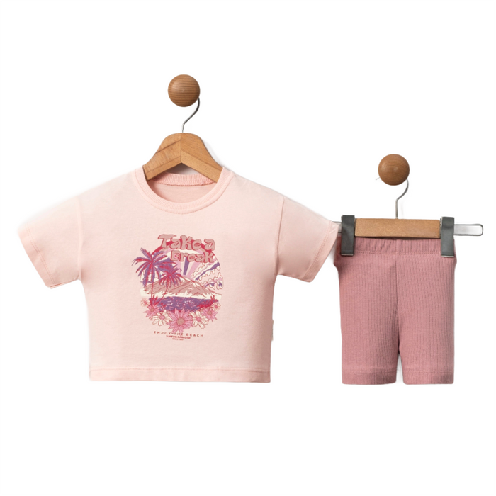 The Beach Bliss Girls Casual Set