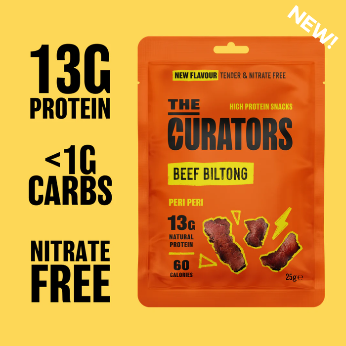 The Curators Peri Peri Beef Biltong 25g