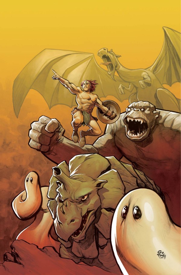 The Herculoids #2 Cover N 1:15 Eric Powell Foil Virgin Variant