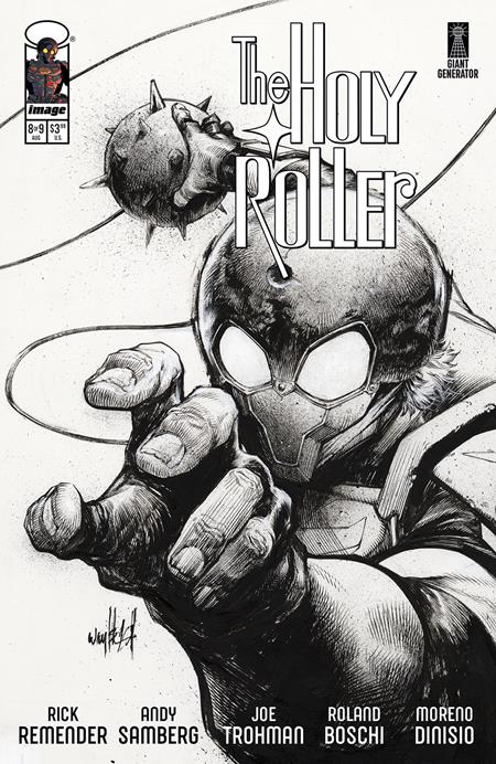 The Holy Roller #8 Cover B 1:10 Jonathan Wayshak Variant