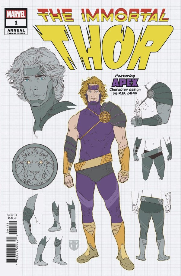The Immortal Thor Annual #1 1:10 R. B. Silva Design Variant