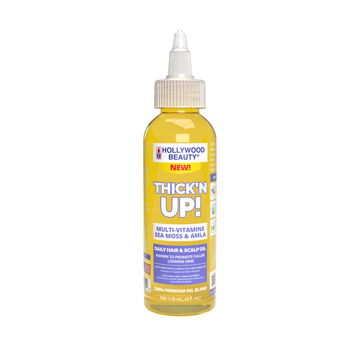 Thick'N Up! Multi-Vitamins, Sea Moss & Amla Daily Skin & Scalp Oil - 4 fl oz