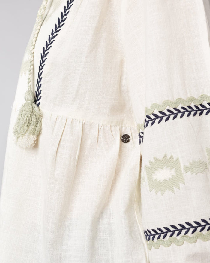 Tia Womens Blouse in White