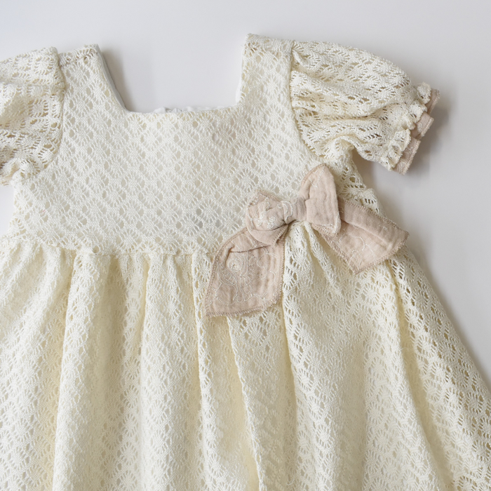 Timeless Charm Girls Lace Dress