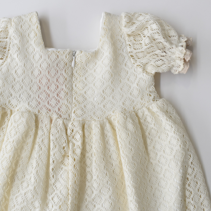 Timeless Charm Girls Lace Dress