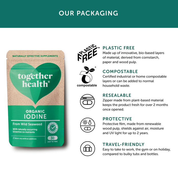 Together Organic Seaweed Iodine Food Supplement Capsules 30s