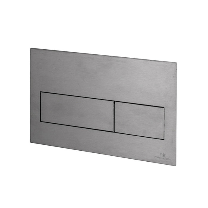 TONO - Double flush button brushed stainless steel Standard Noken