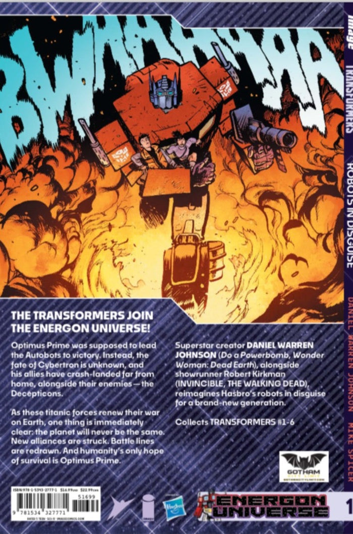 TRANSFORMERS TP VOL 01 (2023) GOTHAM CITY LIMIT EXCLUSIVE LIMITED TO 300 COPIES