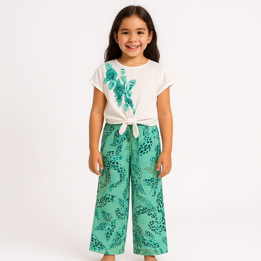 Tropical Girls Casual Set