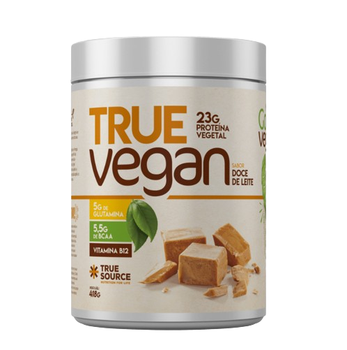 TRUE | TRUE VEGAN Sabor Doce de Leite - (418 gramas)