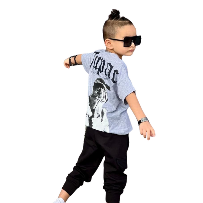 Tupac Rap Boys Jogger Set